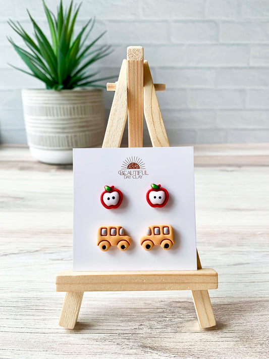 Apple & Bus Stud Pack