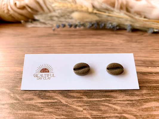 Coffee Bean Studs