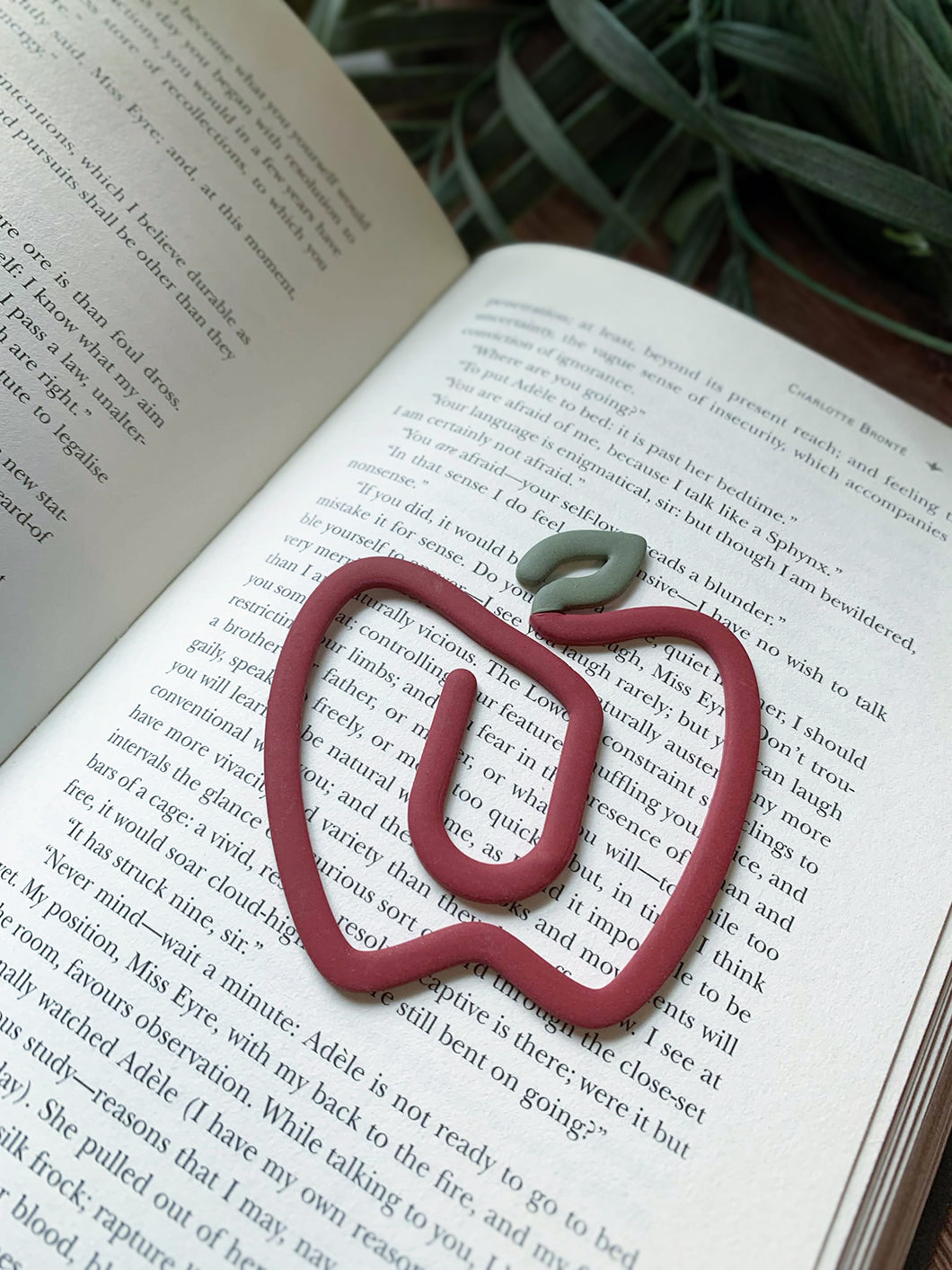 Apple Paperclip Bookmark
