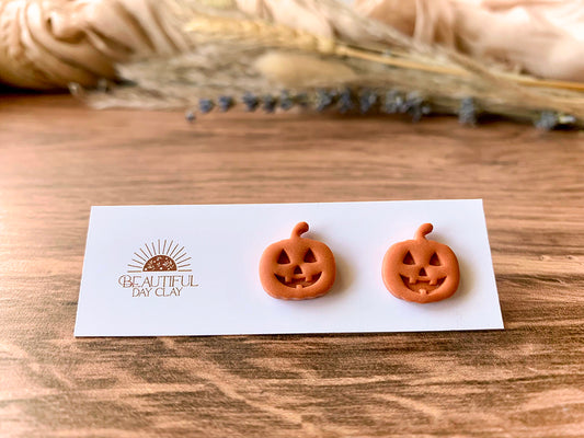 Jack o'Lantern Studs