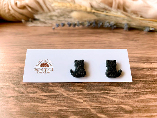 Black Cat Studs